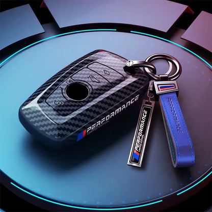 Luxury Key Fob Cover & Keychain Set for BMW