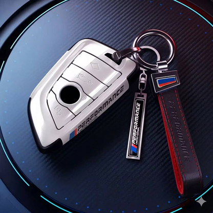 Luxury Key Fob Cover & Keychain Set for BMW
