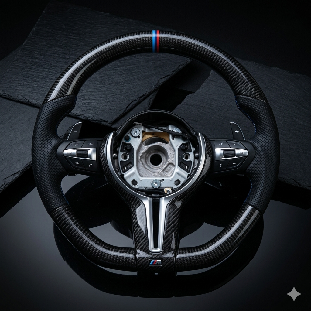 Premium Carbon Fiber Steering Wheel for BMW F20 F30 F10 F32 X5 Custom Sport Design