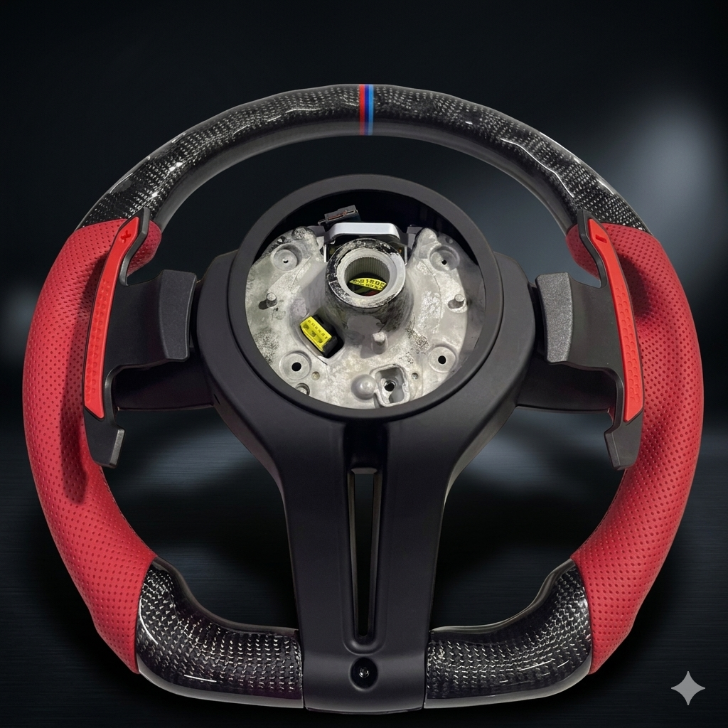 Premium Carbon Fiber Steering Wheel for BMW F20 F30 F10 F32 X5 Custom Sport Design