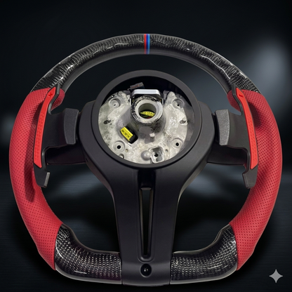 Premium Carbon Fiber Steering Wheel for BMW F20 F30 F10 F32 X5 Custom Sport Design