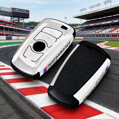 Luxury Key Fob Cover & Keychain Set for BMW
