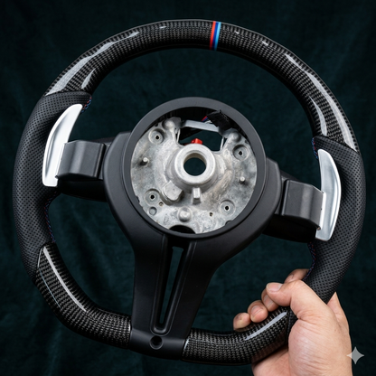 Premium Carbon Fiber Steering Wheel for BMW F20 F30 F10 F32 X5 Custom Sport Design