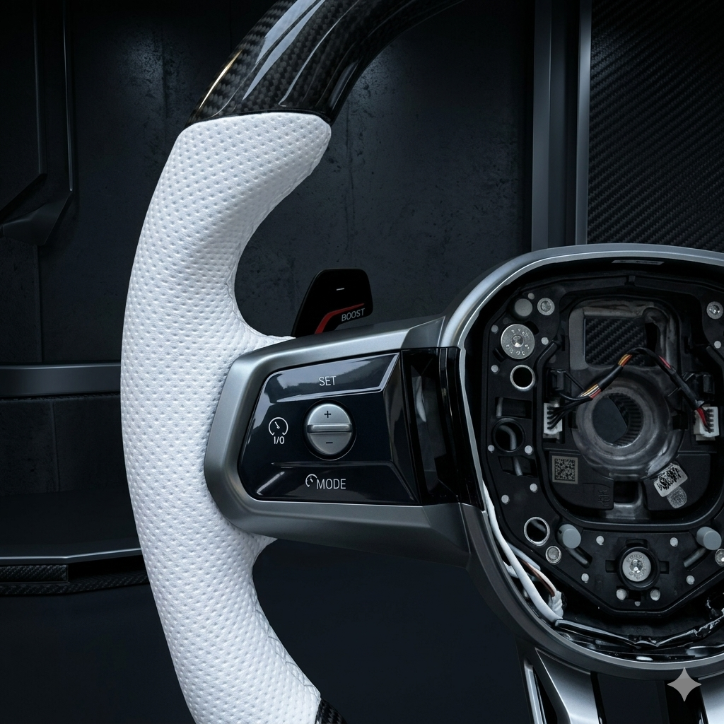 Premium Carbon Fiber Steering Wheel for BMW F20 F30 F10 F32 X5 Custom Sport Design